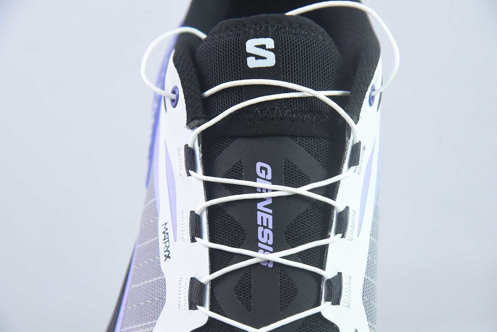 萨洛蒙 SALOMON GENESIS 时尚休闲运动男子越野 黑色跑鞋 官方 纯原版本 货号:477673 实拍细节图