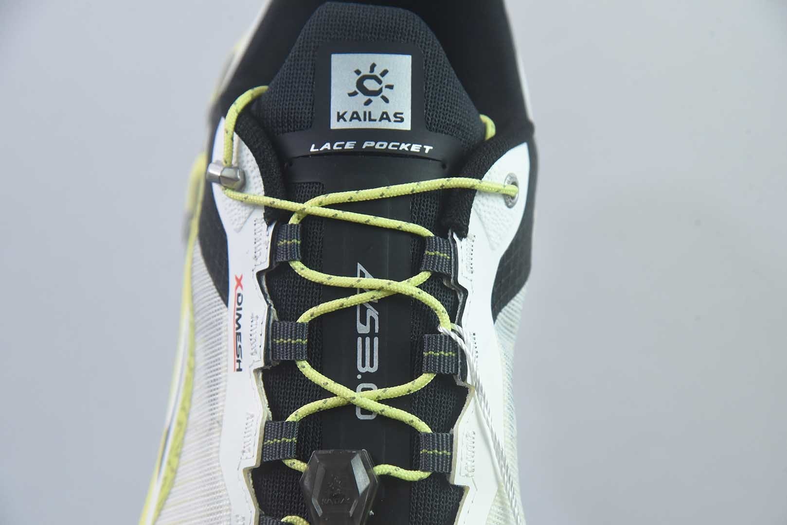凯乐石 KAILAS FUGA EX330 2代 超长距离进阶跑山 户外徒步休闲运动骑行 缓震回弹 轻便透气 低帮 越野 黄色跑鞋 纯原版本 货号:HHDE99219130 实拍细节图