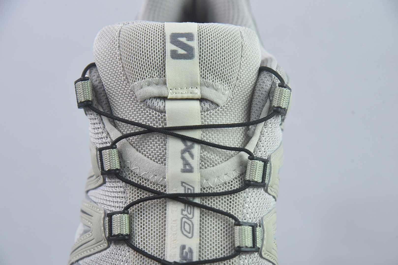 萨洛蒙 SALOMON XA PRO 3D 探索者系列户外越野 灰跑鞋 银 云 纯原版本 货号:TLK11650947 实拍细节图