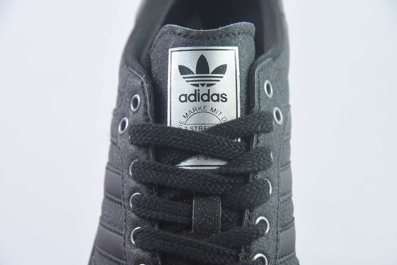 阿迪达斯 Adidas originals SAMBA OG 桑巴复古经典轻便 黑色板鞋 纯原版本 货号:KI6265 实拍细节图