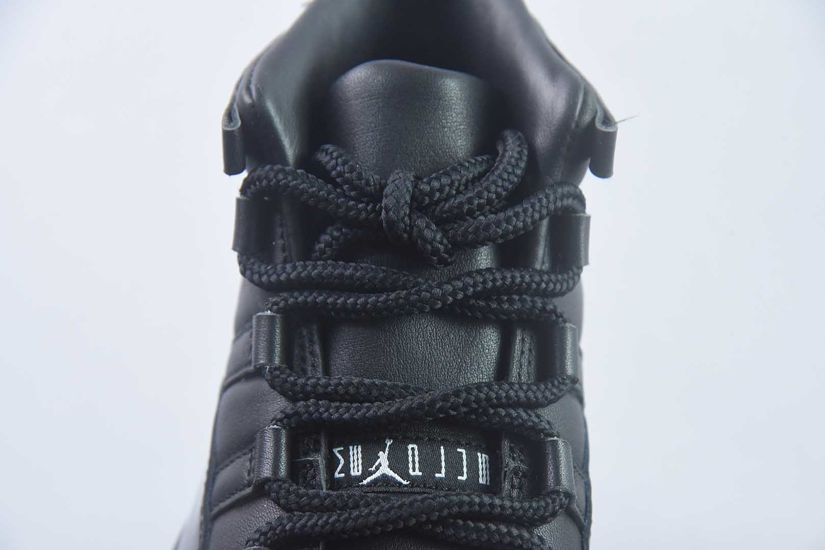 乔丹 Air Jordan Comme des Garçons x 11 CDG SO AJ11乔11 CDG联名 男子 黑色文化篮球鞋 IV7639-001 纯原版本 货号：IV7639-001 实拍细节图