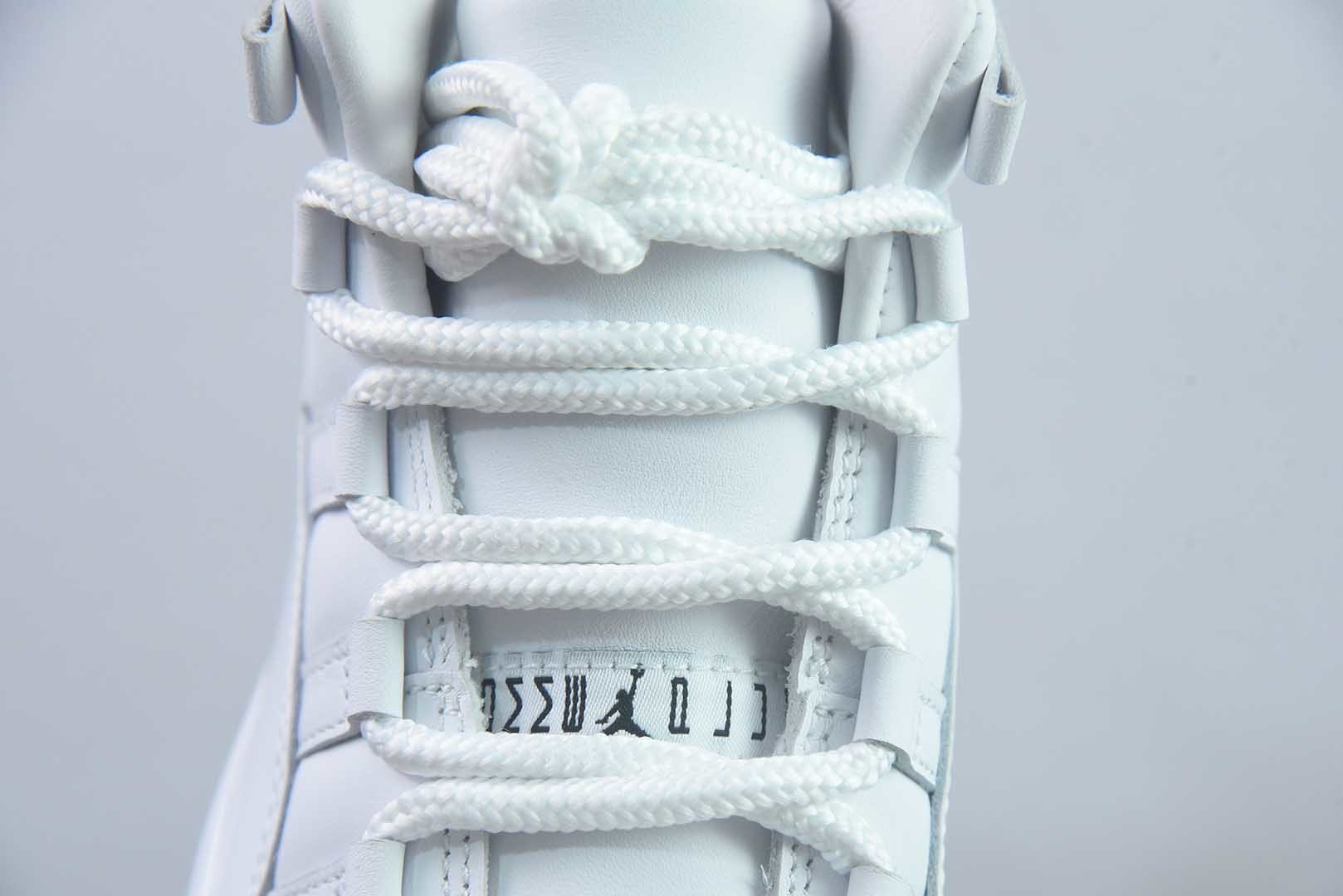 乔丹 Air Jordan Comme des Garçons x 11 CDG SO AJ11乔11 CDG联名 男子 白色文化篮球鞋 IV7639-100 纯原版本 货号:IV7639-100 实拍细节图