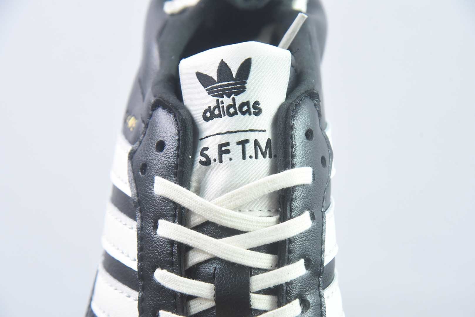 阿迪达斯 Adidas originals × SONG FOR THE MUTE SAMBA SFTM-010 舒适百搭 黑色跑步鞋 纯原版本 货号:HQ7600 实拍细节图