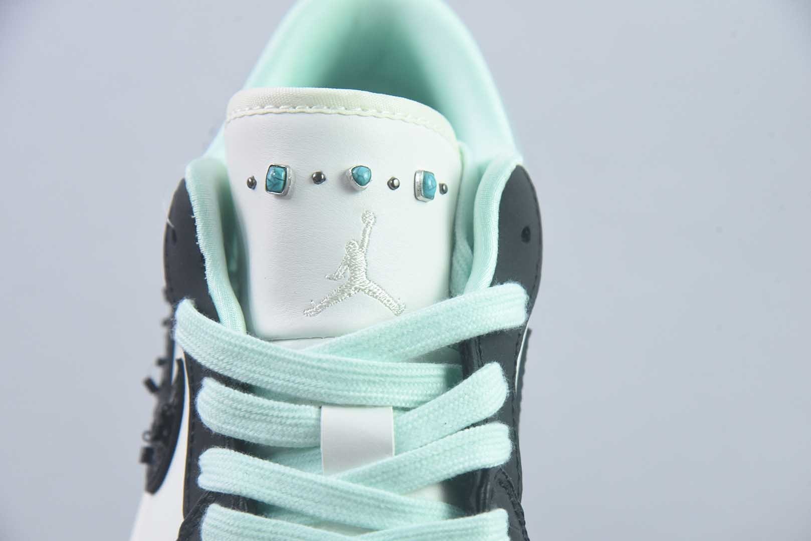 乔丹 Air Jordan 1 Low "Method of Make" AJ1 乔1低帮文化休闲 帆 :36/46 白 纯原版本 货号:IX5001-101 实拍细节图