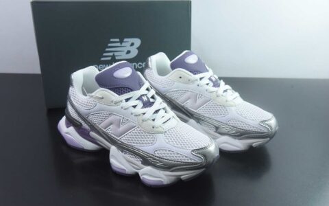 新百伦 New Balance NB9060 白紫复古老爹鞋 纯原版本 货号：U906049S