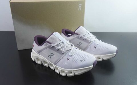 昂跑 ON Cloud X 5 灰紫跑步鞋 纯原版本 货号：3WG300652582332