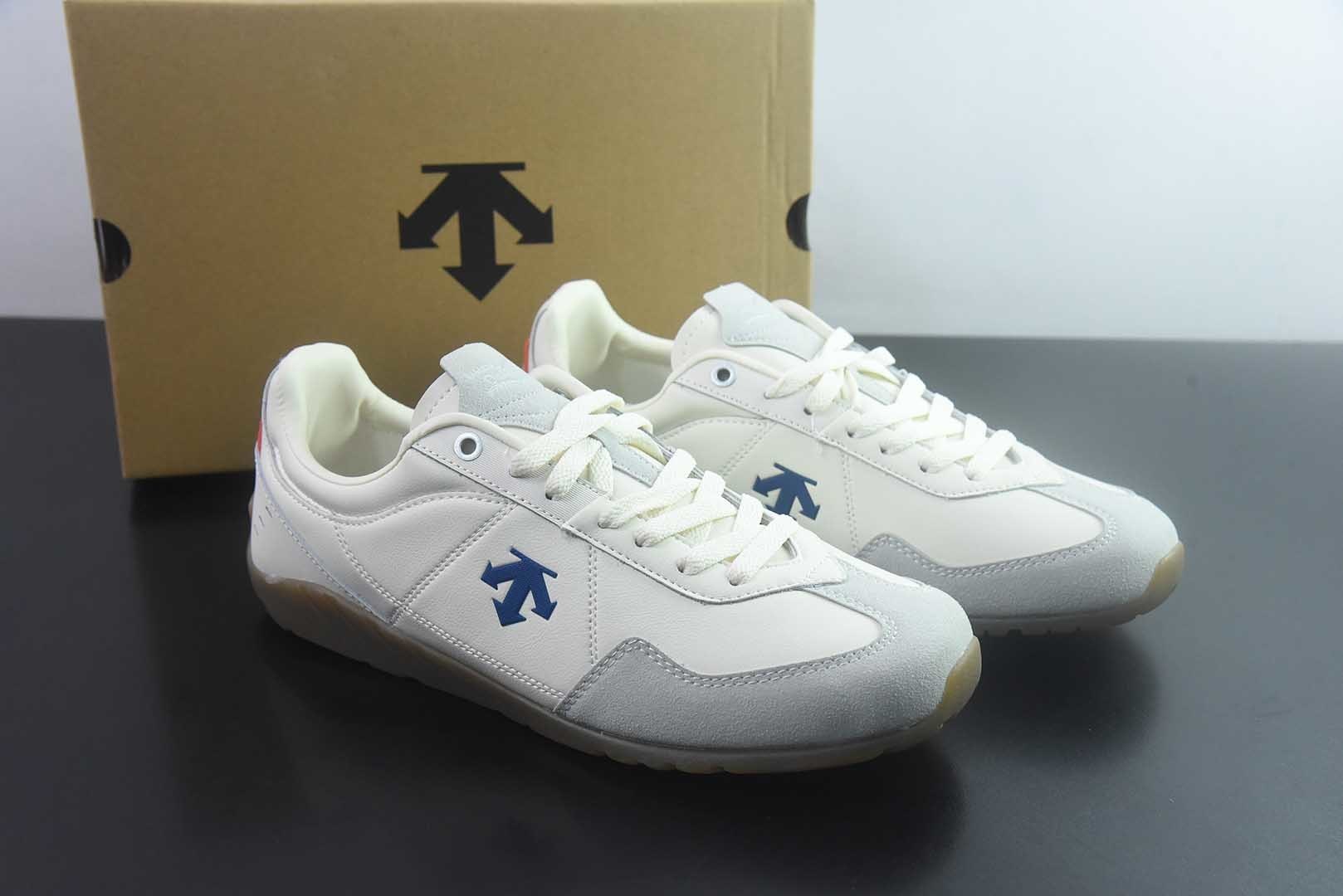 迪桑特 DESCENTE CHRON KINETIC-RUN 复古拼接 时尚潮流 白蓝休闲运动鞋 纯原版本 货号:SR123LSN17 主图