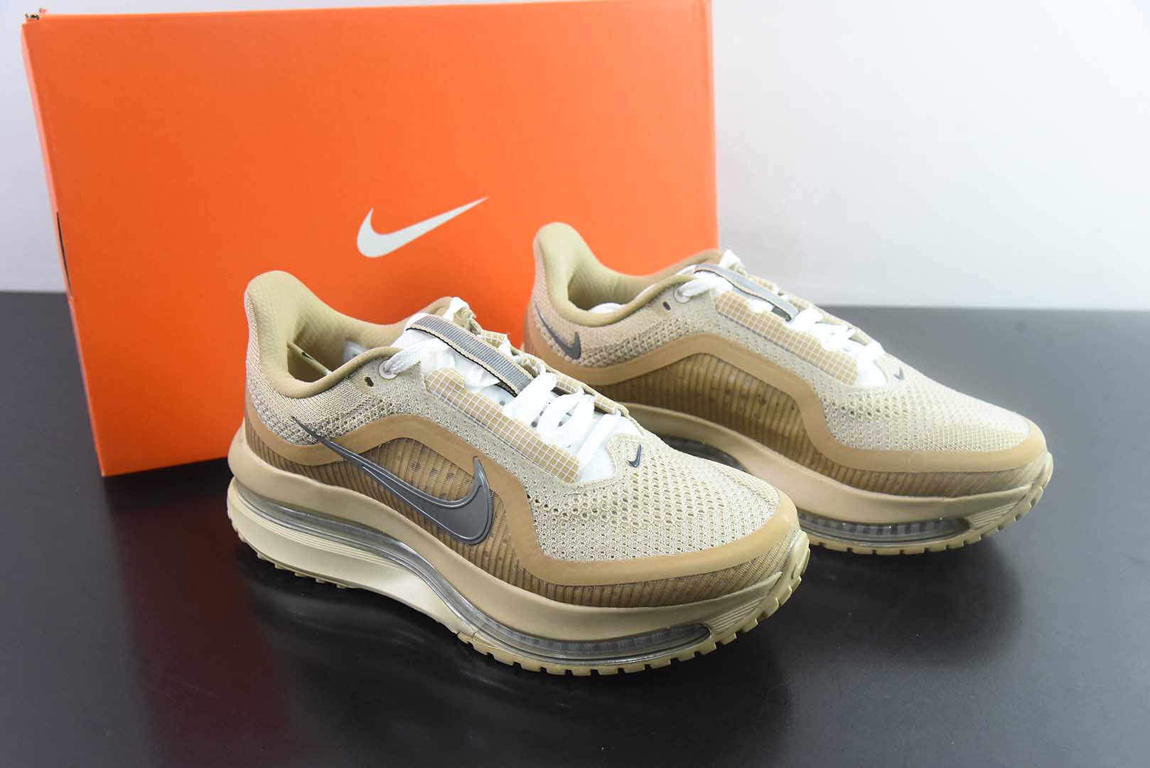 耐克 Nike Pegasus Premium 飞马全掌气垫 卡其跑步鞋 纯原版本 货号:IH4369-200 主图