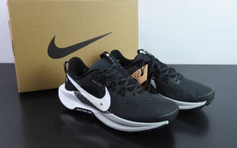 耐克 Nike Reactx Pegasus Trail 5 飞马越野5代系列低帮户外轻量休闲运动越野 黑白慢跑鞋 纯原版本 货号：DV3864-001 主图