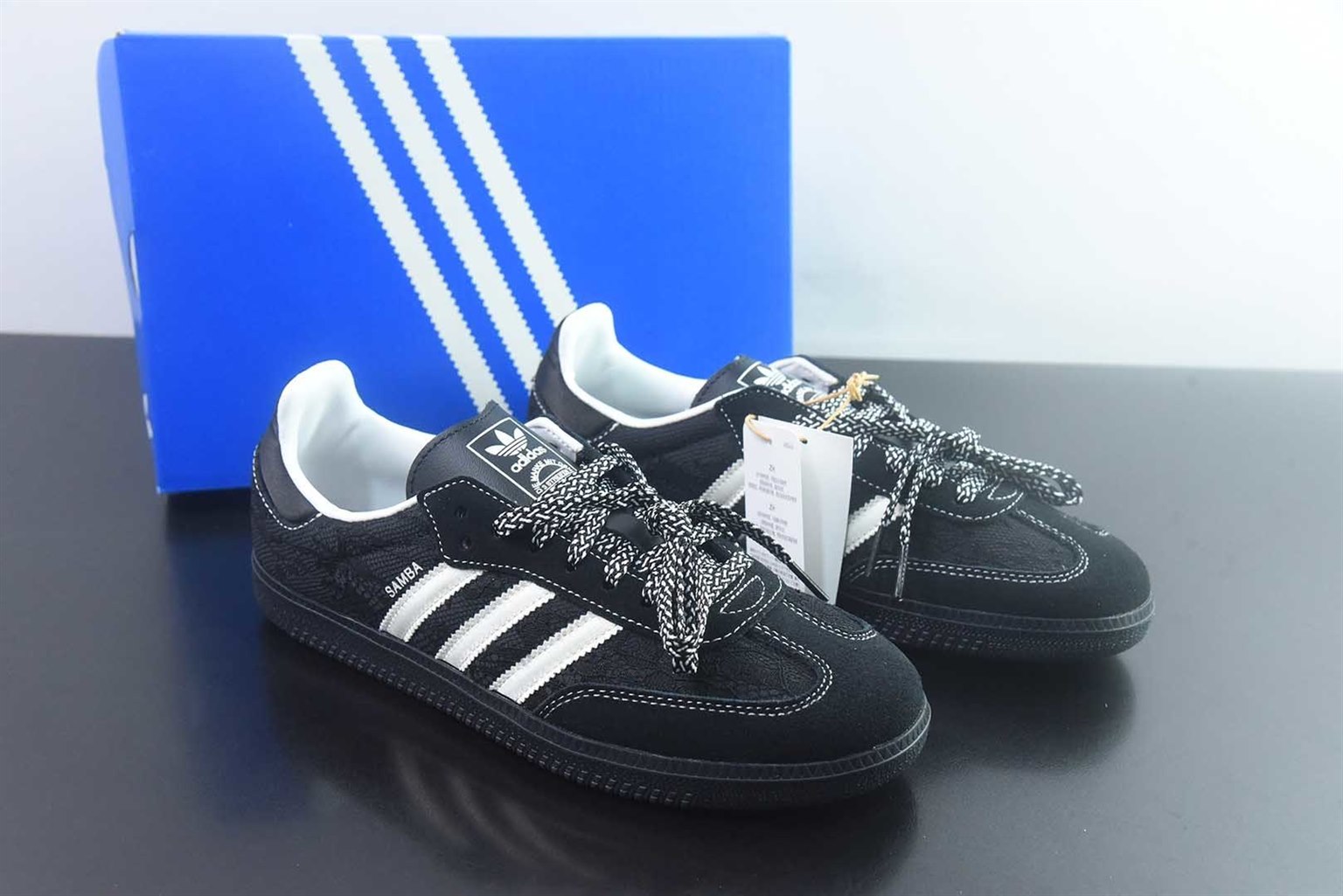 AD Original Samba OG 复古经典轻便 黑色板鞋 纯原版本 货号:KH7842 主图