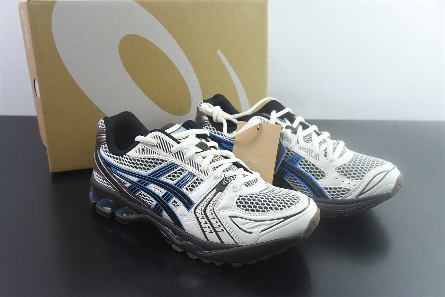 亚瑟士 ASICS GEL-Kayano 14 低帮运动休闲 灰蓝跑步鞋 1203A740-104 纯原版本 货号:1203A740-104 主图