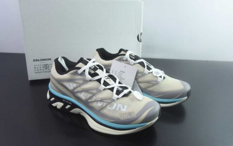 萨洛蒙 SALOMON × MM6 Maison Margiela XT-MM-6 越野 米蓝跑鞋 纯原版本 货号：491999