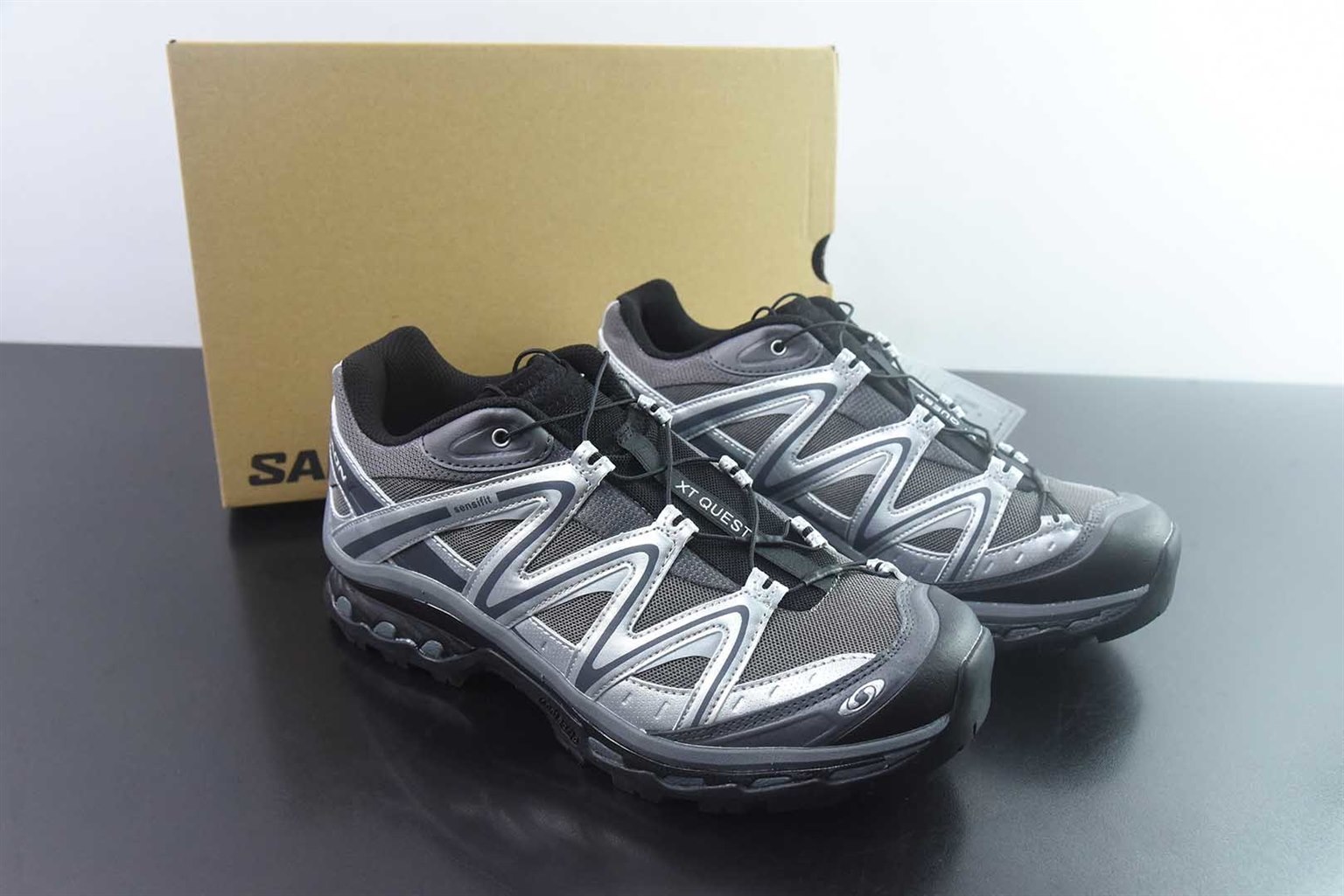 萨洛蒙 SALOMON XT-Quest ADV 探索者系列户外越野 黑银跑鞋 纯原版本 货号：491716 主图