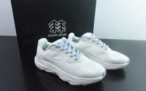 可隆 KOLON SPORT / SPORT KRUST 抓地 V 底巴斯夫轻盈 户外 徒步 越野 白色跑鞋 / 纯原版本 货号：LUFH5AN001 主图