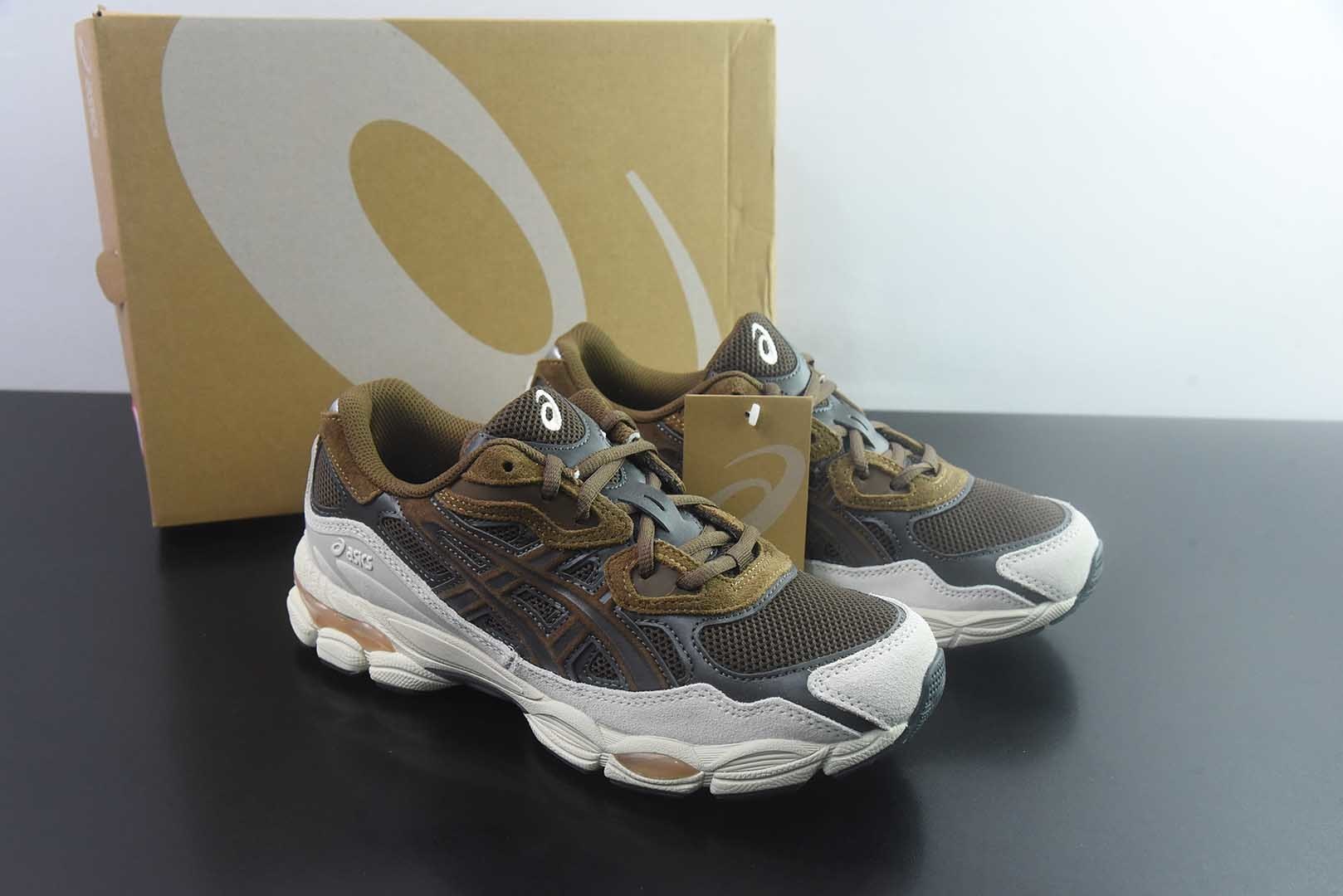 亚瑟士 ASICS 【总裁版本】顶级 GEL-NYC系列 运动休闲透气专业 灰白跑鞋 纯原版本 货号:1203A383-201 主图
