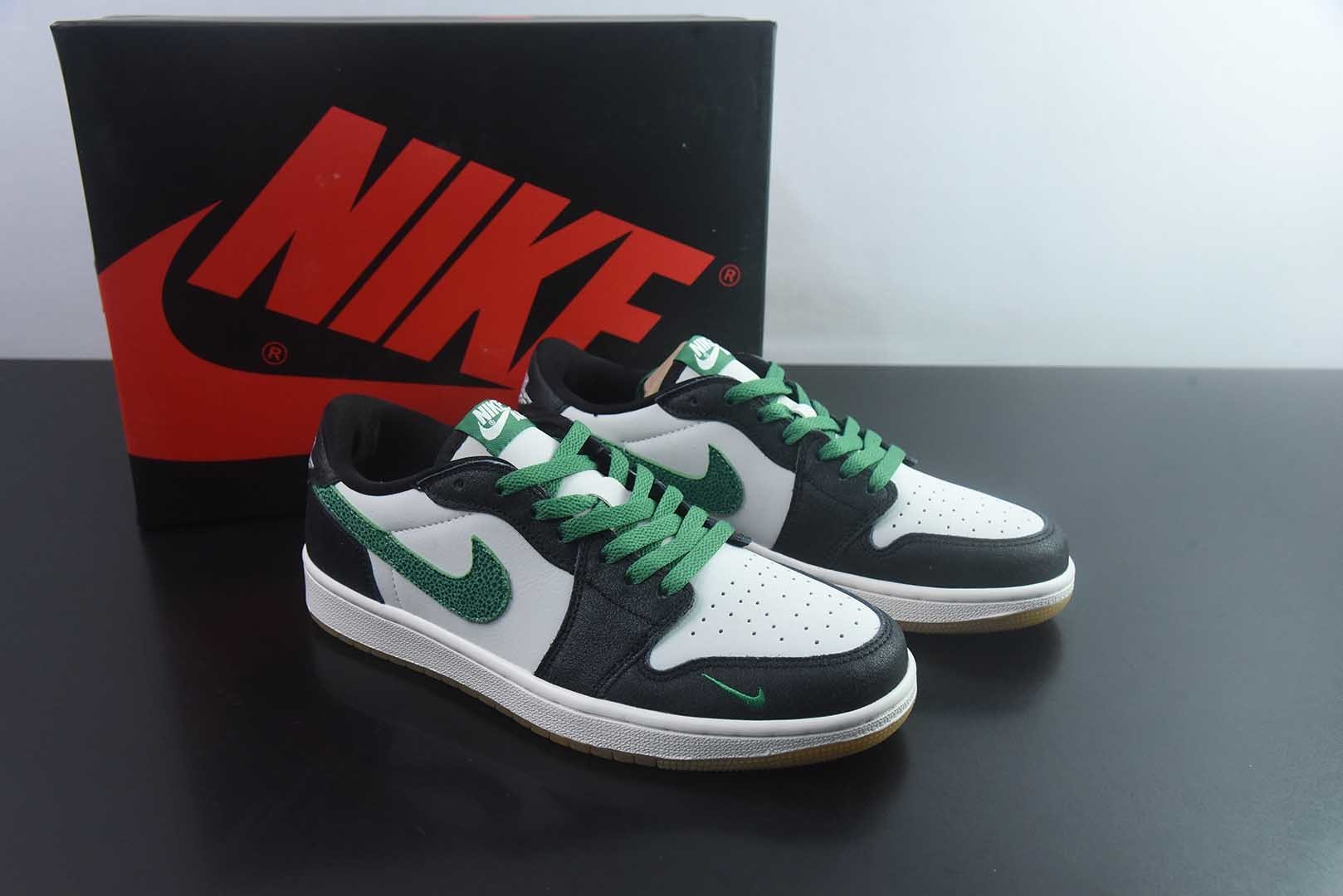 乔丹 Air Jordan 1 Low AJ1 乔1松 低帮复古 绿文化篮球鞋 IR2283-030 纯原版本 货号:RAJD13654932 主图