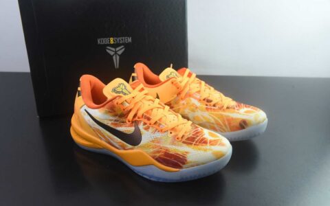 耐克 Nike 生产线 Kobe 8 Shanghai Fireworks 橙色 纯原版本 货号：IO6259-800 主图