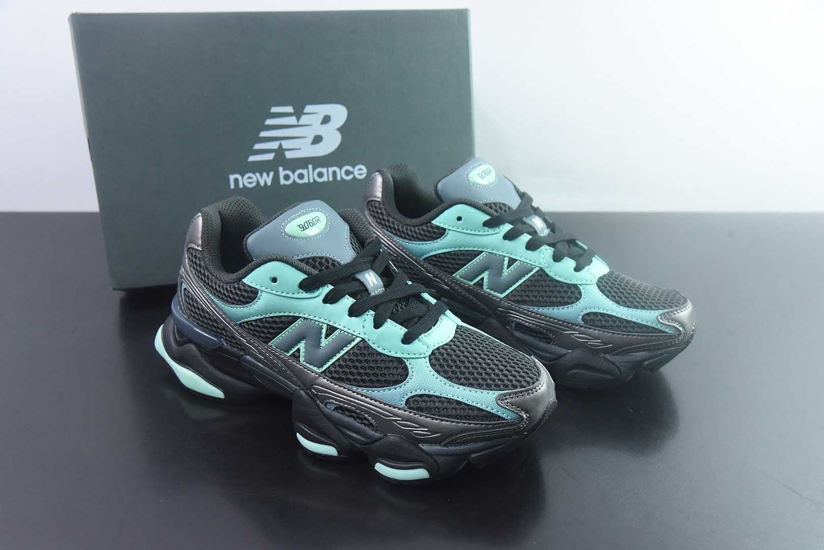 新百伦 New Balance NB9060 联名款 复古休闲运动 黑色慢跑鞋 纯原版本 货号:U9060873 主图