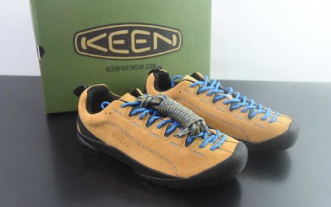 科恩 KEEN 总裁版本 Jasper 牛皮 舒适百搭 户外功能鞋 男女款 1002661 粉白 纯原版本 货号：1002661