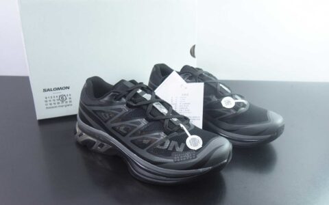 萨洛蒙 SALOMON × MM6 Maison Margiela XT-MM-6 越野 黑色跑鞋 纯原版本 货号：492003 主图