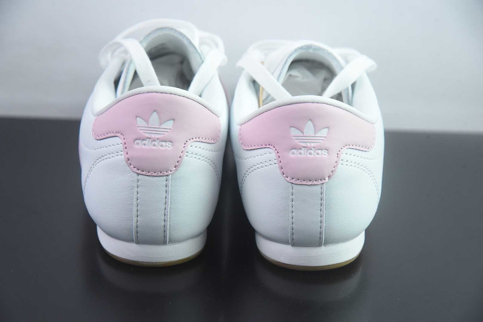 阿迪达斯 Adidas Originals Taekwondo 阿迪包裏性运动舒适 低帮 白粉训练鞋 JS0306 纯原版本 货号：JS0306 实拍细节图