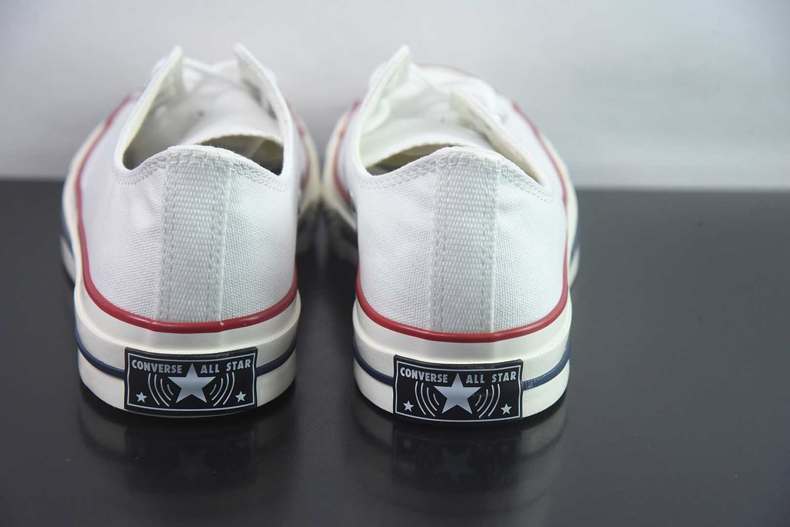 匡威 Converse 2026 全新发布! CHUCK 70X 星星标帆布鞋 高帮 白色 纯原版本 货号:A24230C 实拍细节图