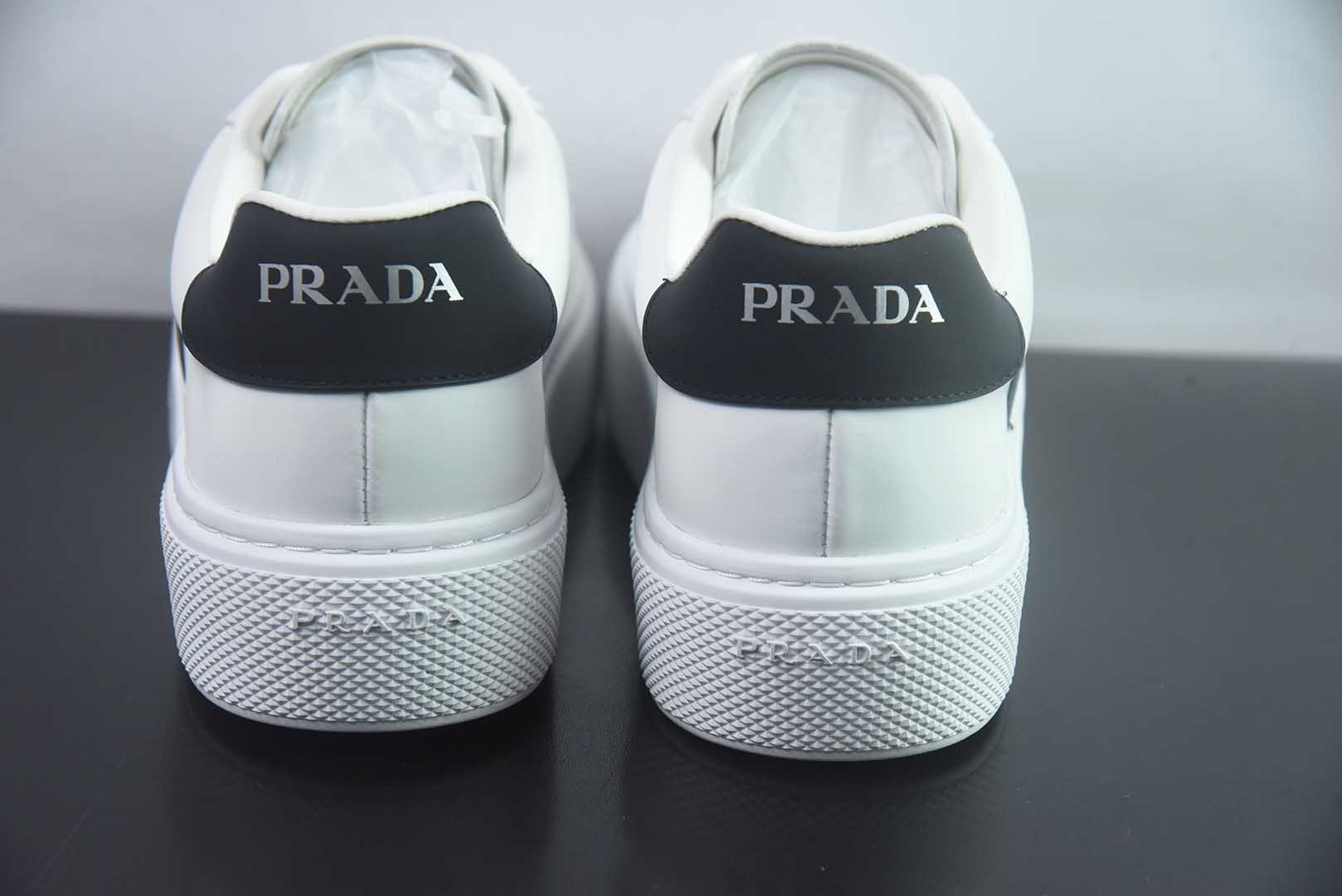 新货🚀#意大利高奢品牌·PRADA普拉达运动 白板鞋 百搭休闲小 鞋系列 纯原版本 货号：KYH67230757 实拍细节图
