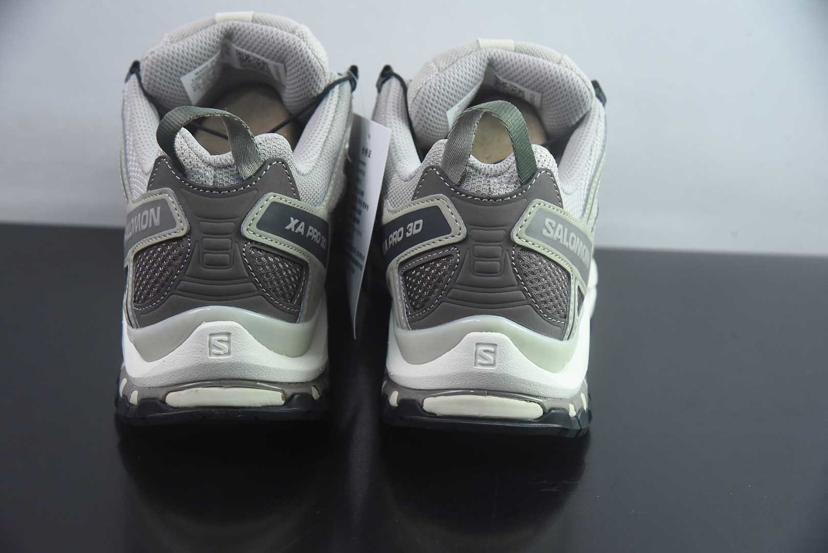 萨洛蒙 SALOMON XA PRO 3D 探索者系列户外越野 灰跑鞋 银 云 纯原版本 货号:TLK11650947 实拍细节图