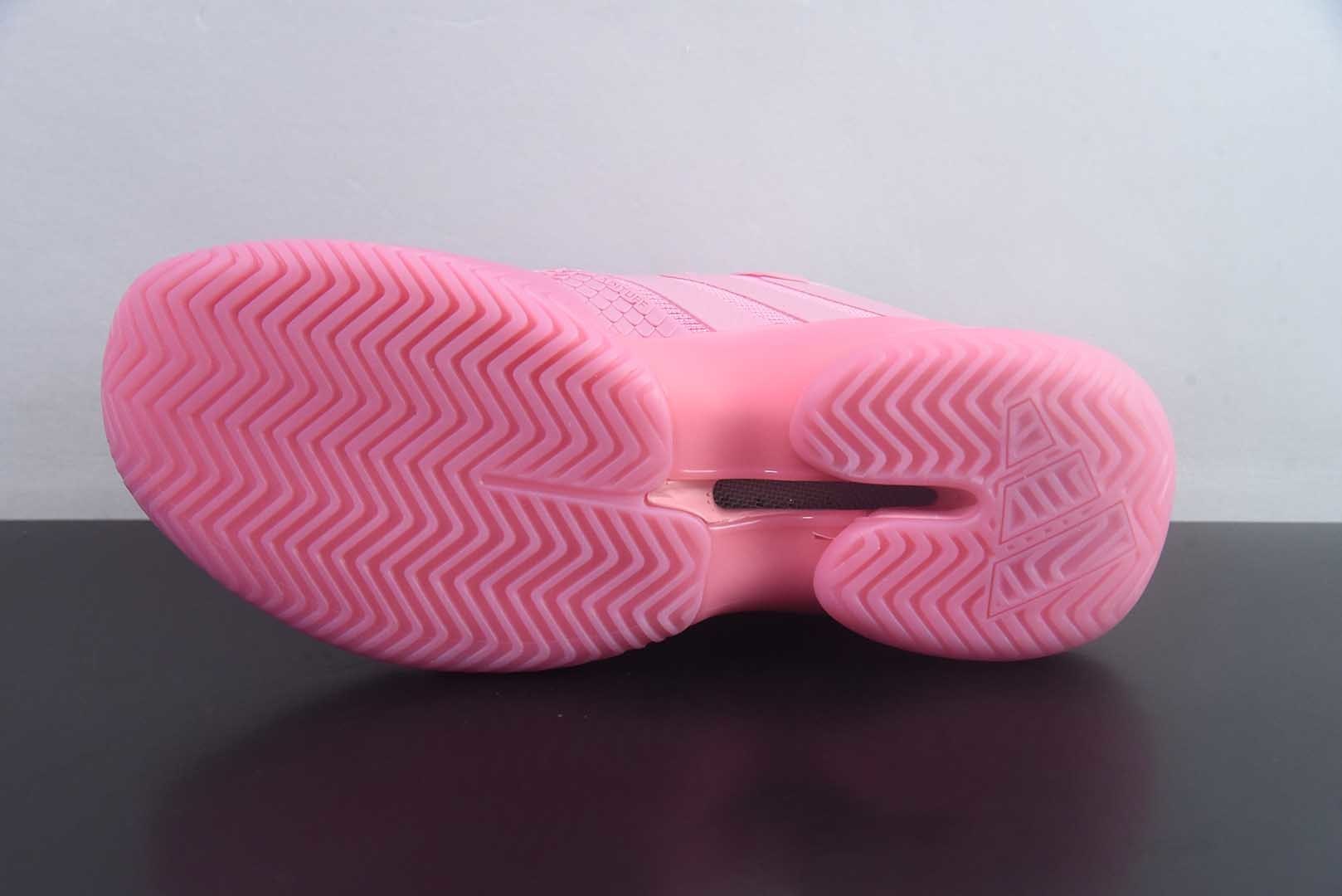 阿迪达斯 Adidas Barricade 14 W 阿迪透气缓震复古 粉白跑步鞋 KI3449 纯原版本 货号:KI3449 实拍细节图