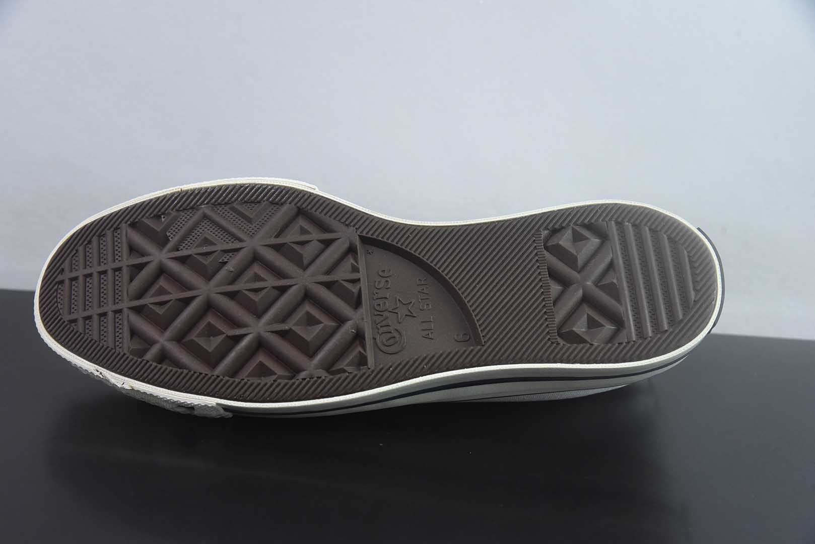匡威 Converse 2026 全新发布! CHUCK 70X 星星标帆布鞋 高帮 白色 纯原版本 货号:A24230C 实拍细节图
