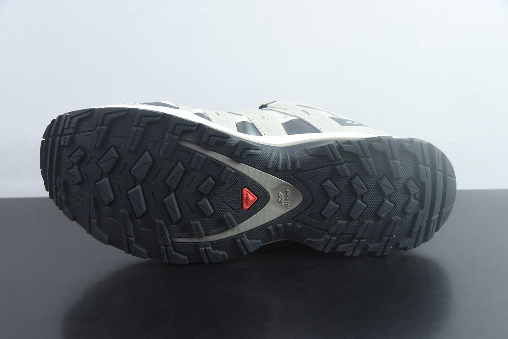 萨洛蒙 SALOMON XA PRO 3D 探索者系列户外越野 灰跑鞋 银 云 纯原版本 货号:TLK11650947 实拍细节图