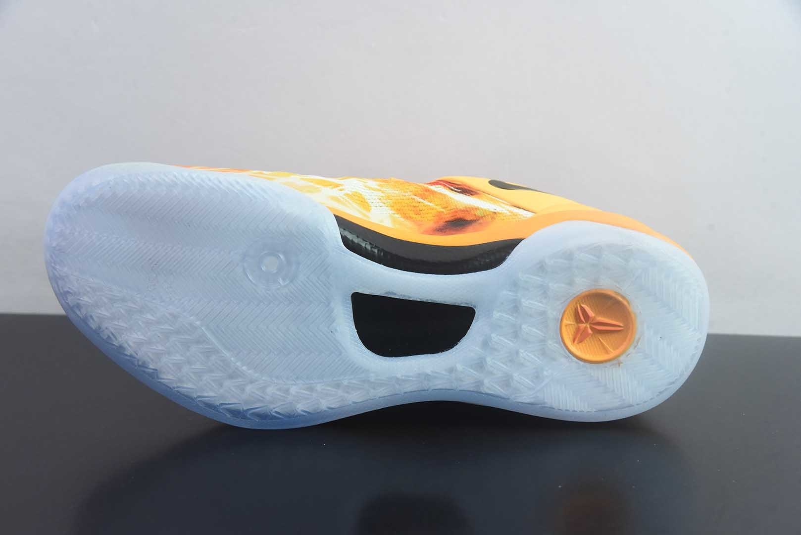 耐克 Nike 生产线 Kobe 8 Shanghai Fireworks 橙色 纯原版本 货号:IO6259-800 实拍细节图