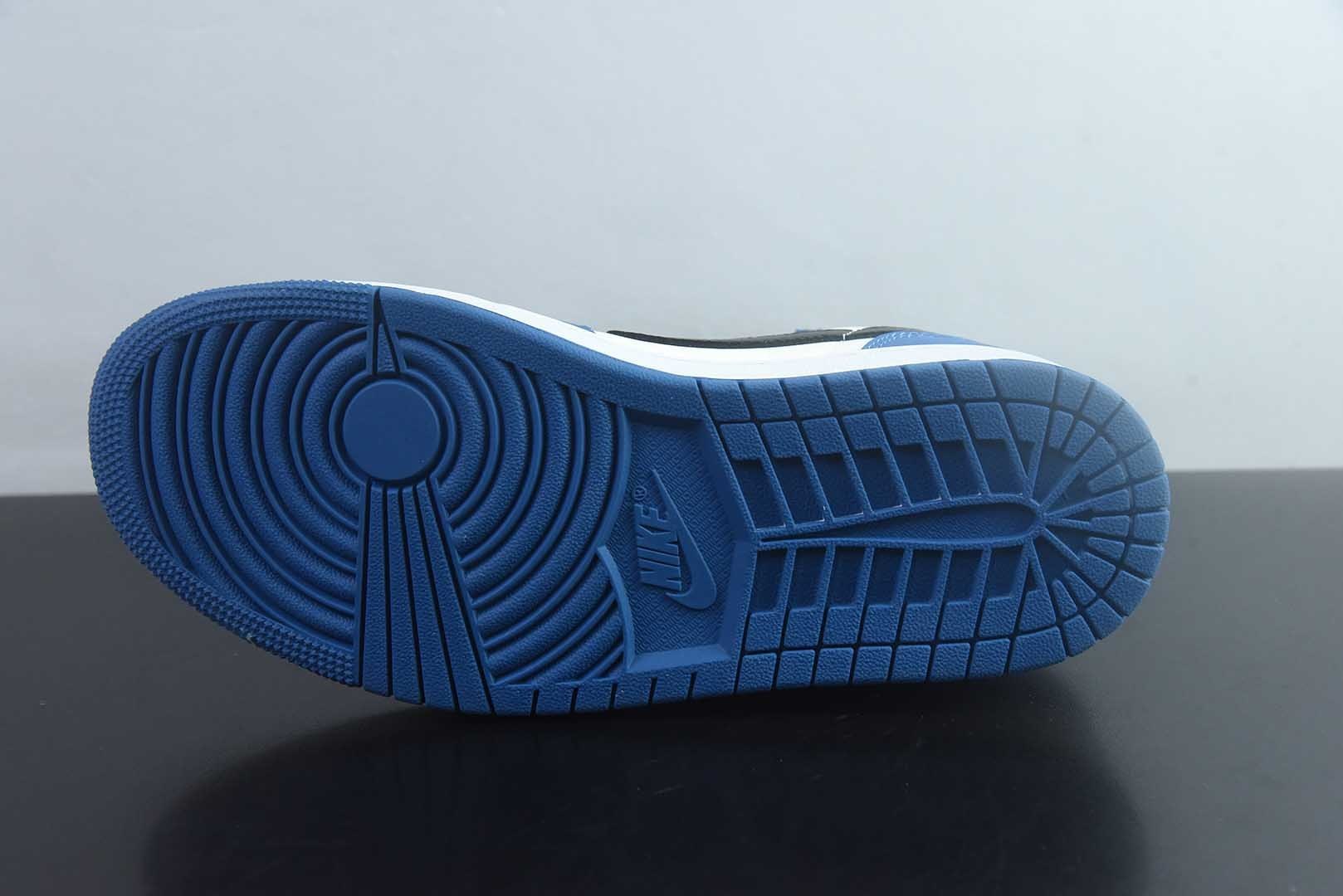 乔丹 Air Jordan × Travis Scott 1 Low OG 倒钩 141 蓝白 纯原版本 货号：DM7866 实拍细节图
