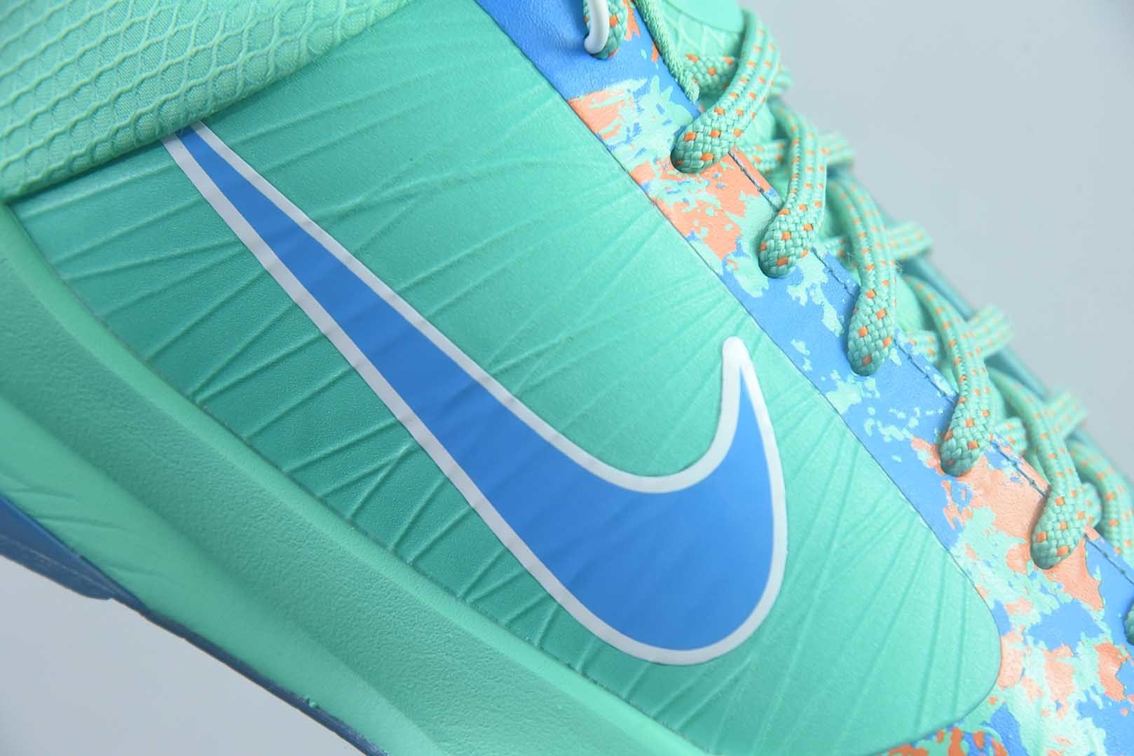 耐克 Nike Zoom Kobe 5 Chaos 科比5 男子 绿色实战篮球鞋 IX1200-300 纯原版本 货号:GCG20395855 实拍细节图
