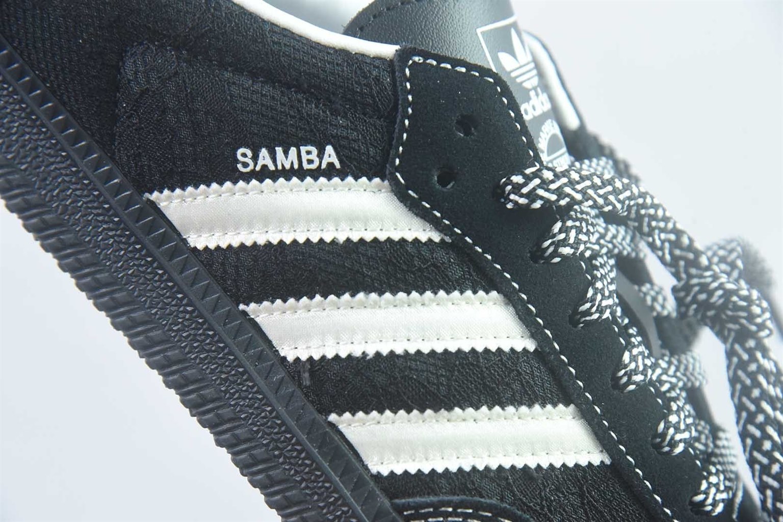 AD Original Samba OG 复古经典轻便 黑色板鞋 纯原版本 货号:KH7842 实拍细节图
