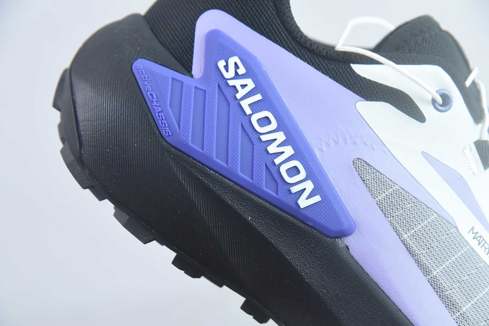 萨洛蒙 SALOMON GENESIS 时尚休闲运动男子越野 黑色跑鞋 官方 纯原版本 货号:477673 实拍细节图