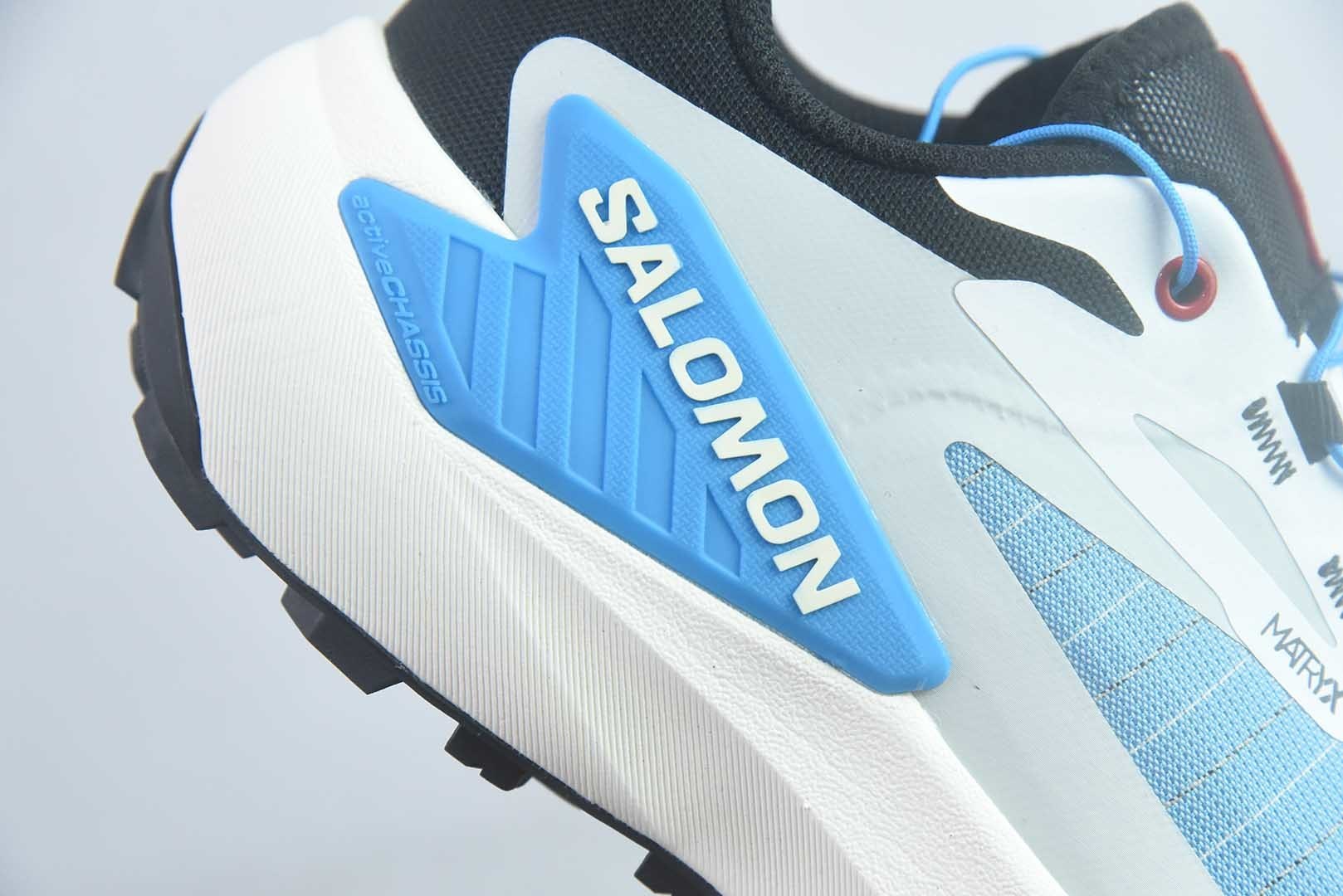 萨洛蒙 SALOMON GENESIS 时尚休闲运动男子越野 紫色跑鞋 官方 纯原版本 货号：477634 实拍细节图