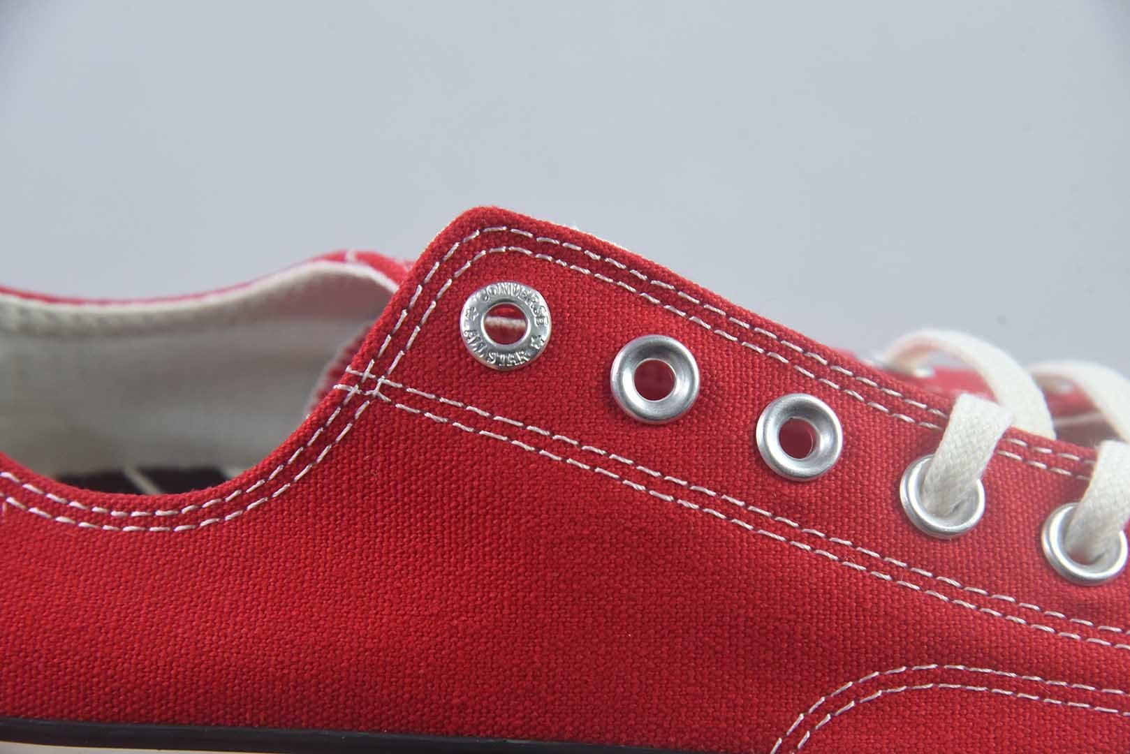 匡威 Converse 2026 全新发布! CHUCK 70X 星星标帆布鞋 低帮 红色 纯原版本 货号:A24A35C 实拍细节图