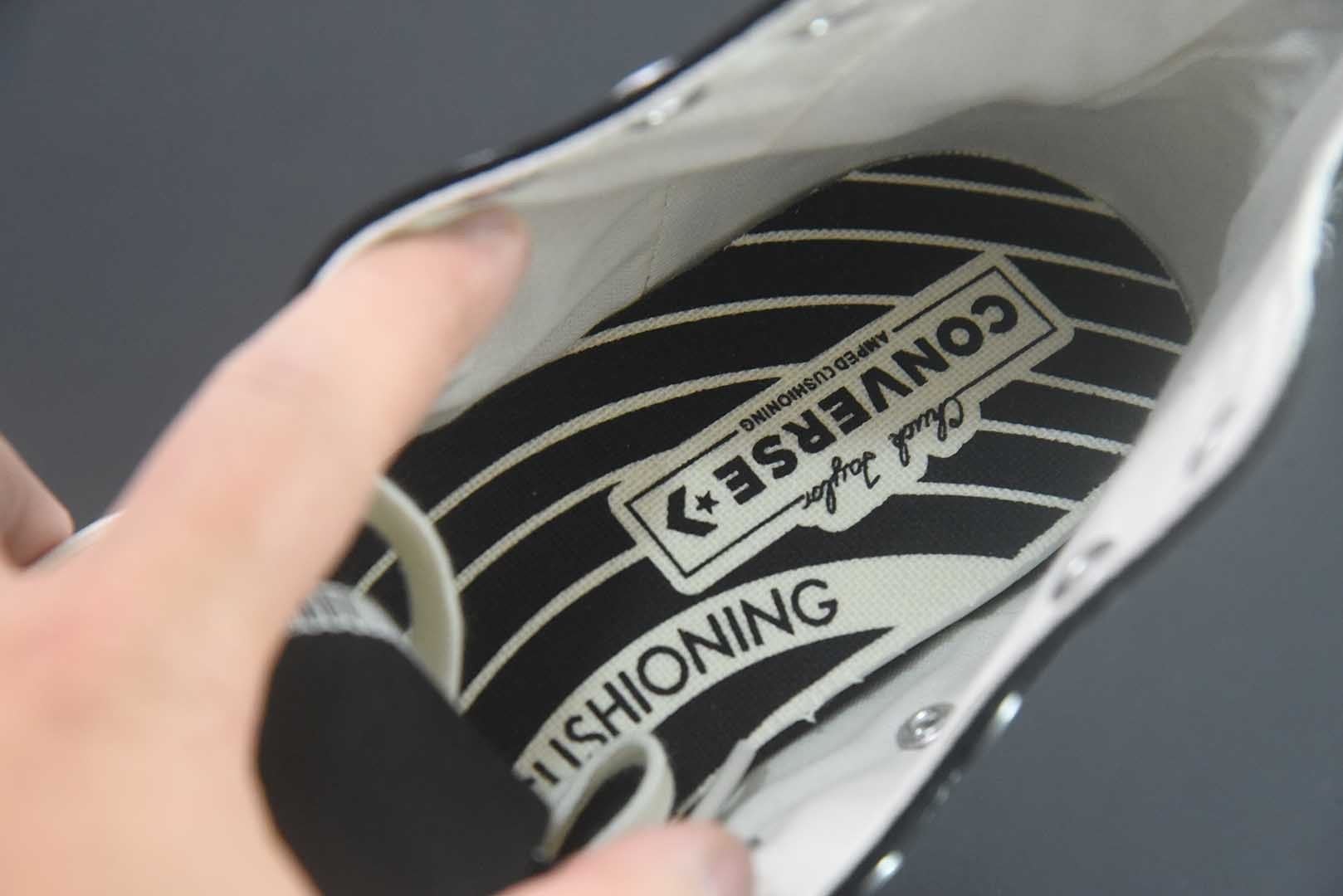 匡威 Converse 2026 全新发布! CHUCK 70X 星星标帆布鞋 高帮 黑色 纯原版本 货号:A24225C 实拍细节图