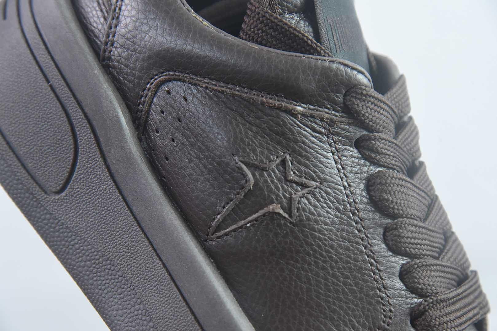 匡威 Converse Rick Owens x 联名系列 黑色 纯原版本 货号:XPS38843649 实拍细节图