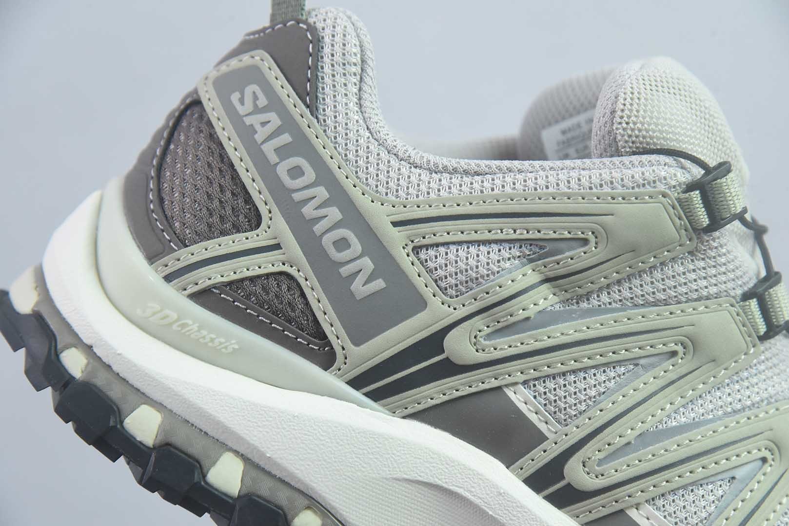 萨洛蒙 SALOMON XA PRO 3D 探索者系列户外越野 灰跑鞋 银 云 纯原版本 货号:TLK11650947 实拍细节图