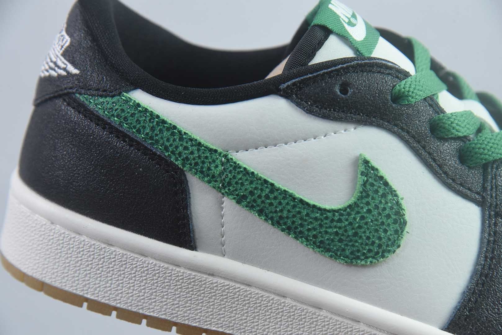 乔丹 Air Jordan 1 Low AJ1 乔1松 低帮复古 绿文化篮球鞋 IR2283-030 纯原版本 货号:RAJD13654932 实拍细节图