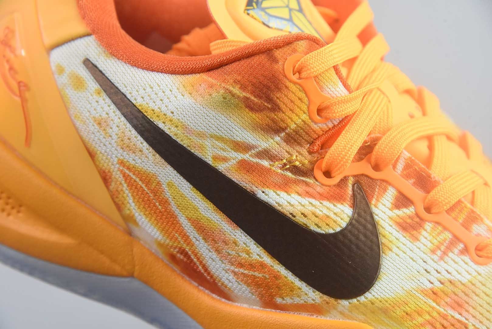 耐克 Nike 生产线 Kobe 8 Shanghai Fireworks 橙色 纯原版本 货号:IO6259-800 实拍细节图