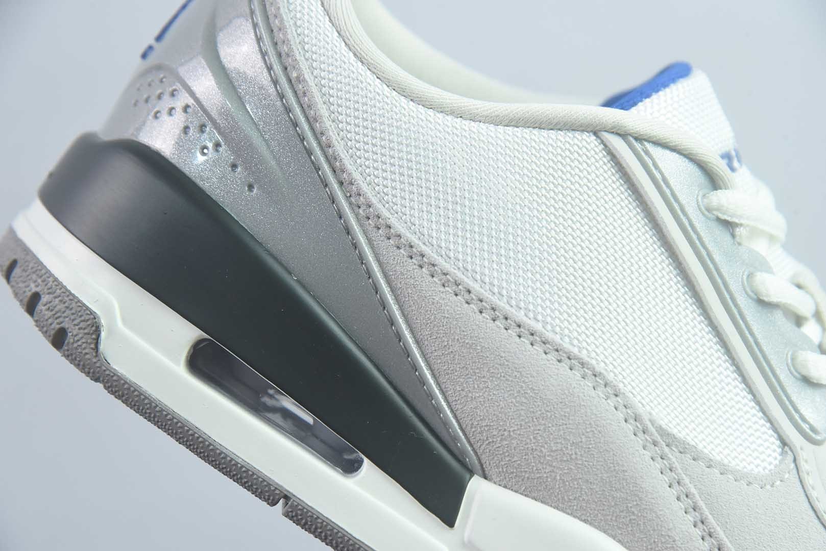 乔丹 Air Jordan N版 小aj3 Ultra Low 黑白低帮篮球鞋 系列 纯原版本 货号:II3794-107 实拍细节图
