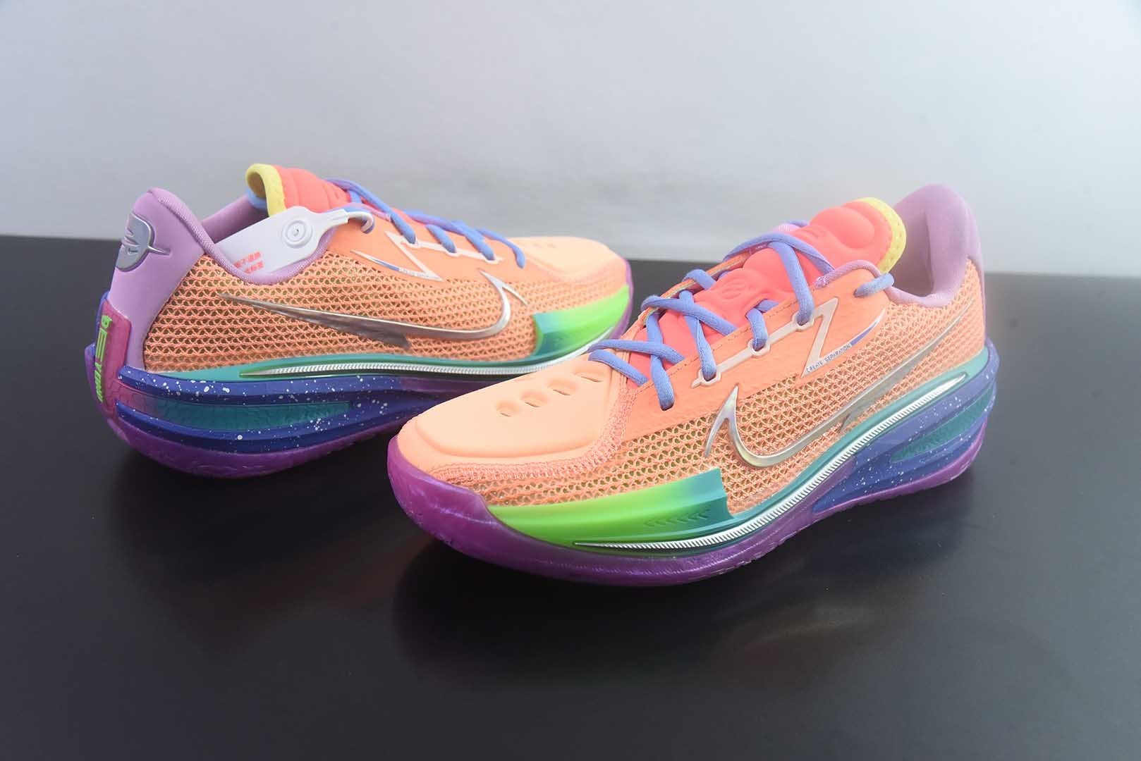 耐克 Nike Air Zoom G.T.Cut EP GT实战系列 粉白篮球鞋 纯原版本 货号:CZ0176-800 实拍细节图