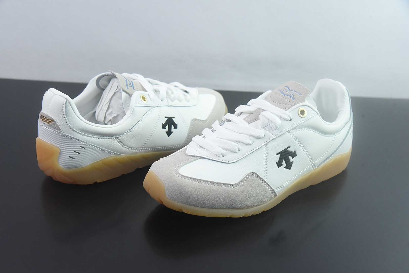 迪桑特 DESCENTE CHRON KINETIC-RUN 复古拼接 时尚潮流 红色休闲运动鞋 纯原版本 货号：D6123LSN15 实拍细节图
