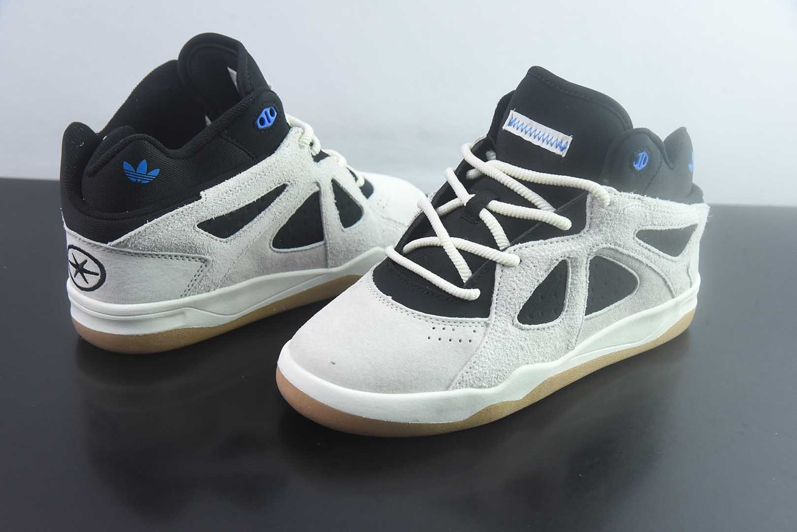 阿迪达斯 Adidas x Bad Bunny Badbo 1.0 经典百搭 黑色篮球鞋 JS3886 纯原版本 货号:FAJI84785933 实拍细节图