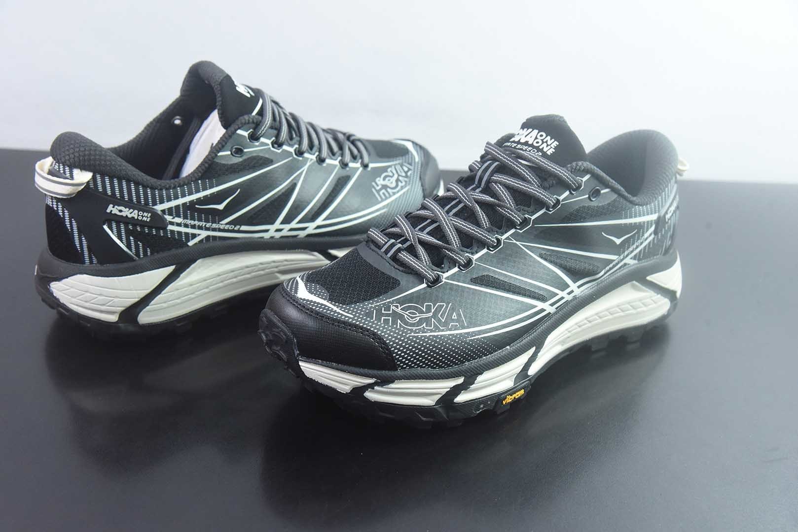霍伽 HOKA ONE ONE Mafate Speed 2 黑白 纯原版本 货号:1126851-CCKL 实拍细节图