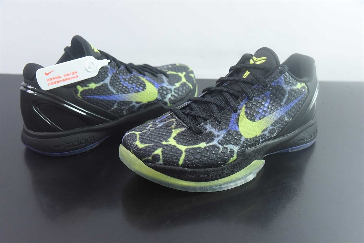 耐克 Nike KOBE 6 科比 6 代 男子 蓝实战篮球鞋 纯原版本 货号:IO6261-001 实拍细节图