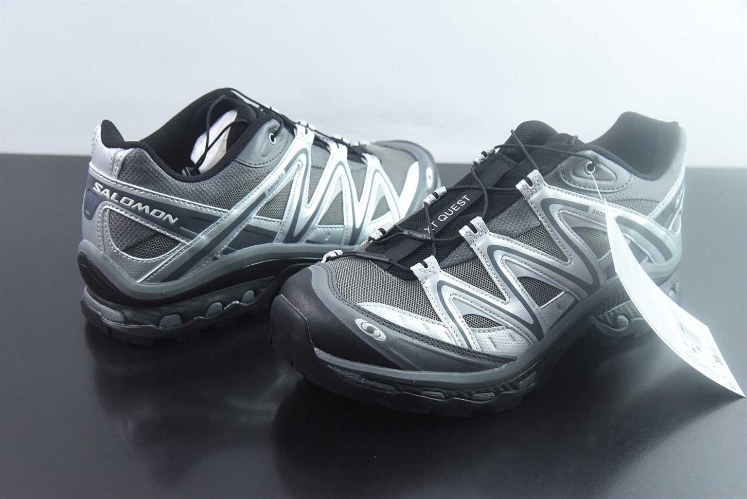 萨洛蒙 SALOMON XT-Quest ADV 探索者系列户外越野 黑银跑鞋 纯原版本 货号：491716 实拍细节图